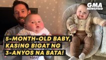 5-month-old baby, kasing bigat ng 3-anyos na bata! | GMA News Feed