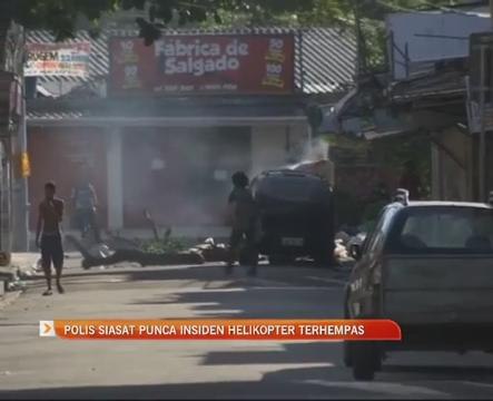 Polis siasat punca insiden helikopter terhempas