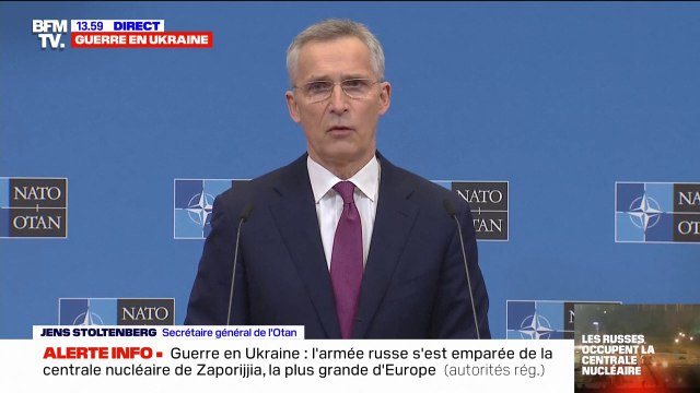 Jens Stoltenberg, secrétaire général de l’Otan: Il faut que toutes les troupes russes quittent l’Ukraine