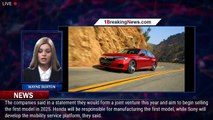 Sony, Honda team up to develop and sell electric vehicles - 1BREAKINGNEWS.COM