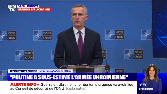 Jens Stoltenberg : L'Otan n'interviendra pas en Ukraine. Ni sur terre, ni dans les airs.