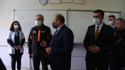 Doğu Karadeniz'de okullarda deprem tatbikatı düzenlendi