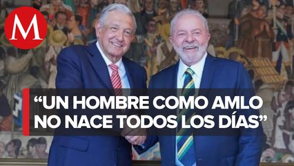 AMLO es un regalo para México: Lula da Silva; "un hombre como él no nace todos los días"