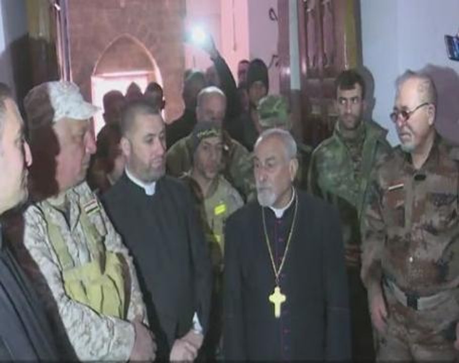 Prayers return to Iraqi monastery ravaged by DAISH