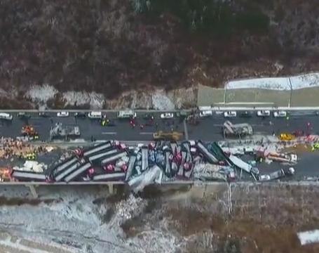 17 killed, 37 injured in north China expressway pileup