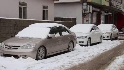 Şemdinli'de kar yağışı