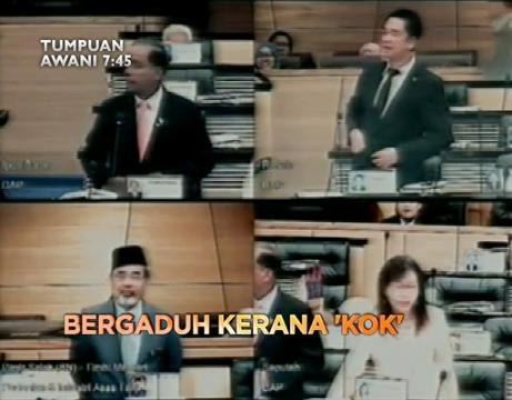 AWANI 7:45 malam ini: Ahli Parlimen bertikam lidah kerana 'kok'