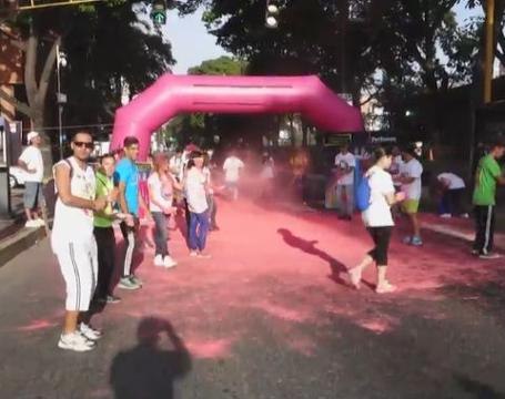 Caracas color run gives Venezuelans a chance to rejoice