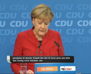 Angela Merkel umum bertanding Pilihan Raya Jerman