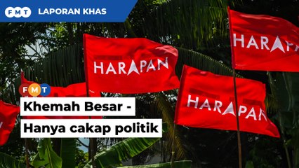 Khemah Besar - Hanya cakap politik pembangkang?