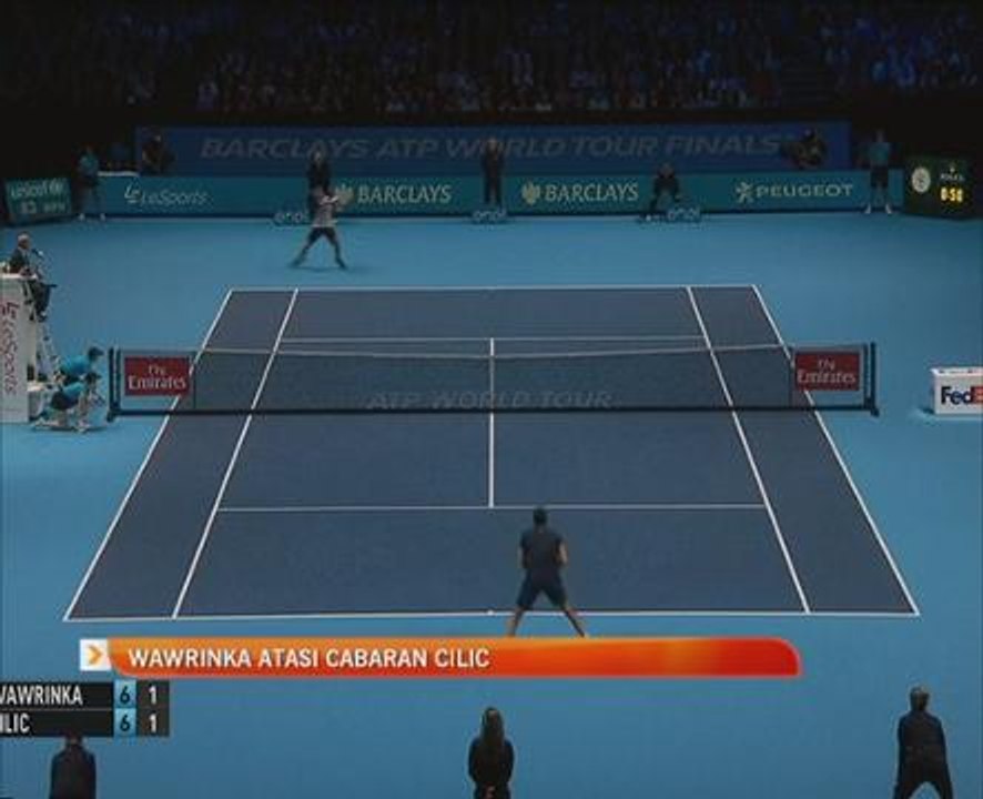 Wawrinka atasi cabaran Cilic