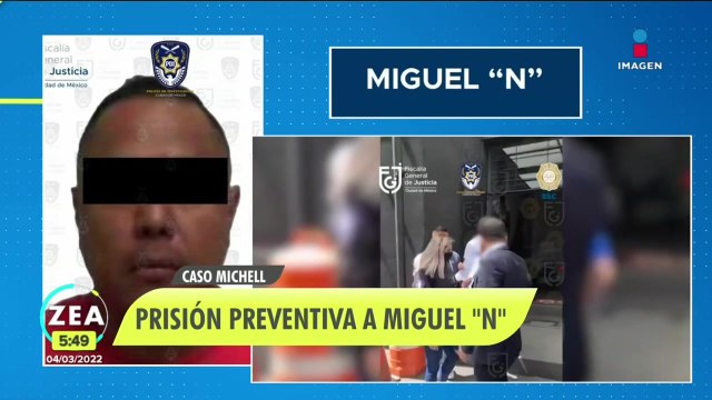 Dan prisión preventiva al presunto feminicida de Michell Simón