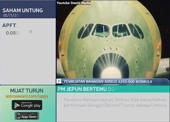 Pembuatan bahagian Airbus A350-900 bermula