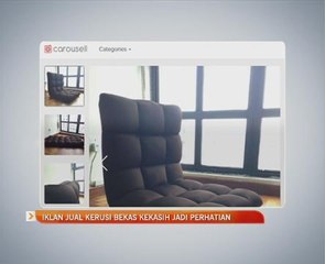 Iklan jual kerusi bekas kekasih jadi perhatian