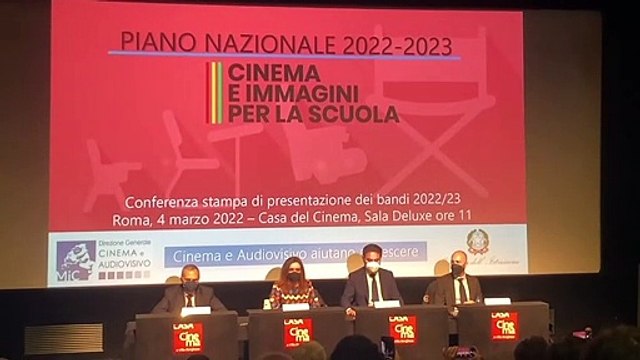 Cinema e audiovisivo, 54 milioni per progetti nelle scuole