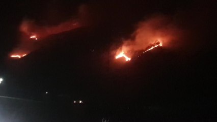 영월 산불도 강품에 진화 난항...인근 주민 20명 대피 / YTN