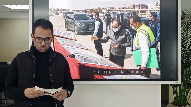 الرئيس السيسي يتفقد الأعمال الإنشائية للطرق والمحاور التي تربط شرق القاهرة بغربها
