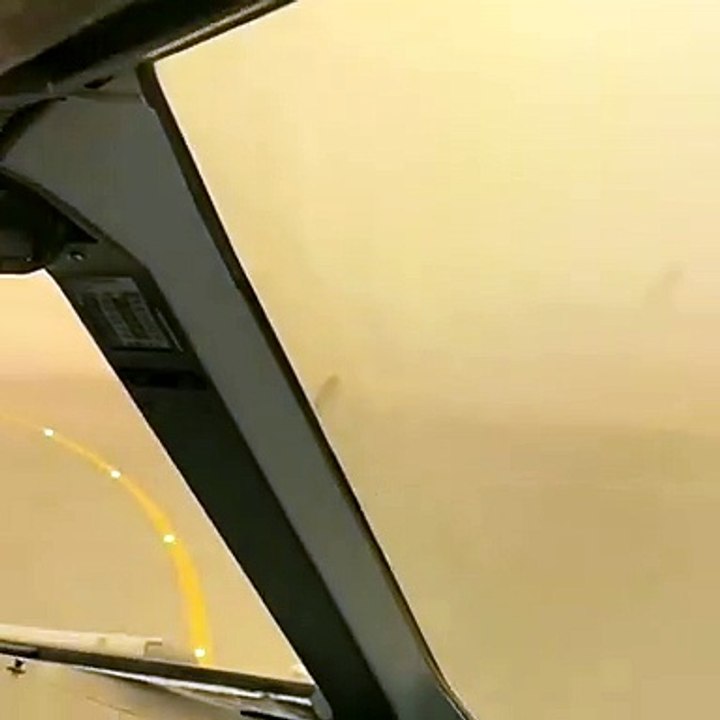 فيديو: طيار يوثق سيطرة الغبار على أجواء الرياض
