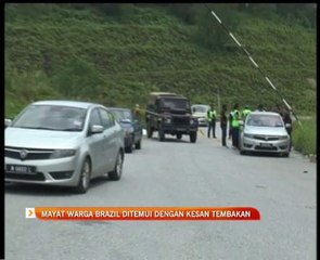 Mayat warga Brazil ditemui dengan kesan tembakan