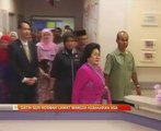 Datin Seri Rosmah lawat mangsa kebakaran HSA