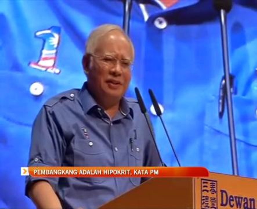 Pembangkang adalah hipokrit, kata PM