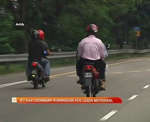 JPJ kaji cadangan kurangkan kos lesen motosikal