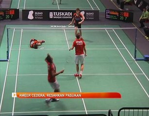 Kejohanan Remaja Dunia: Ameer Zainuddin cedera, resahkan pasukan