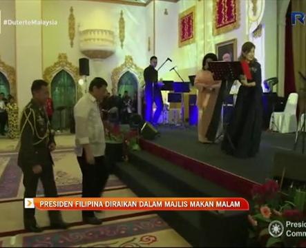 Presiden Filipina diraikan dalam majlis makan malam