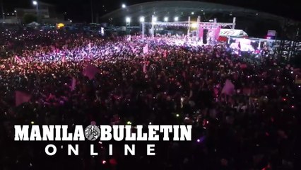 Aerial shots from Team Leni-Kiko grand rally at the General Trias Sports Park in Cavite