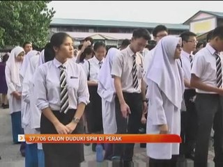 37,706 calon duduki SPM di Perak