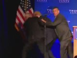 Trump rushed off stage by security agents at rally in Reno, Nevada