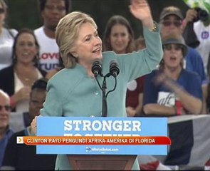 Hillary Clinton rayu pengundi Afrika-Amerika di Florida