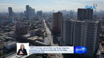 100% foreign ownership ng ilang negosyo, puwede na dahil sa amyenda sa Foreign Investments Act | Saksi