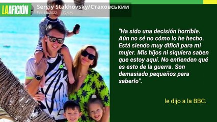 Ex tenista ucraniano miente a sus hijos para ir a la guerra: “voy a un torneo”