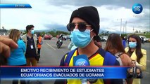 Ecuatorianos evacuados de Ucrania llegan al país