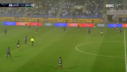 هدف الإتفاق ضد الأهلى فى الدوري السعودي