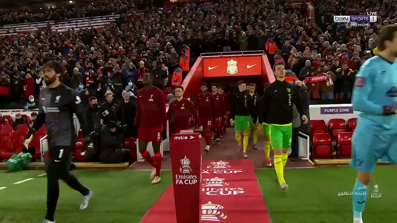 ملخص مباراة ليفربول ونورويتش سيتي (2-1) كأس الاتحاد الانجليزي - بطولات