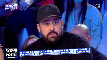 Artus censuré par TikTok : il s'explique dans TPMP !