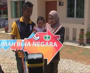Suami isteri gembira terima skim rumah bina negara