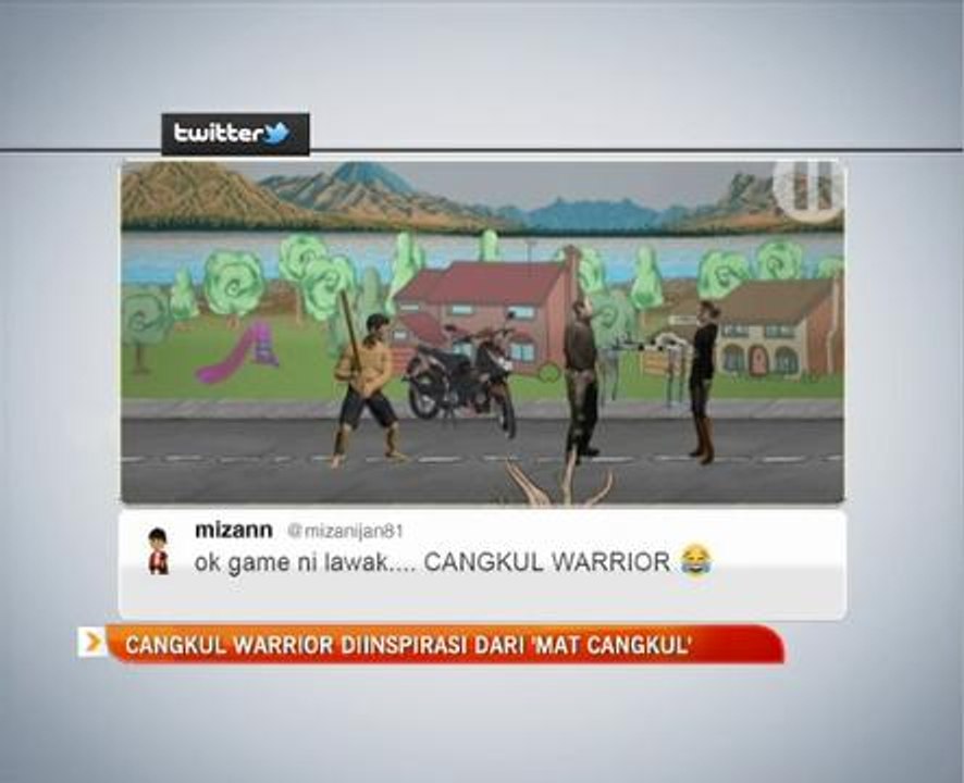 Cangkul Warrior diinspirasi dari 'Mat Cangkul'