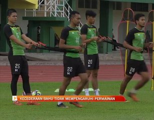 Kecederaan bahu tidak mempengaruhi permainan