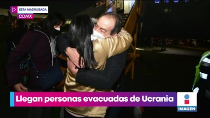 Llegan a México 81 personas rescatadas de la guerra en Ucrania