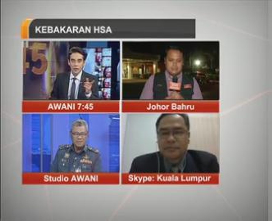 kebakaran HSA