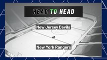 New Jersey Devils At New York Rangers: Moneyline