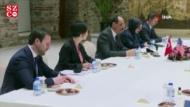 Cumhurbaşkanlığı Sözcüsü Kalın, ABD Dışişleri Bakan Yardımcısı Sherman ile görüştü