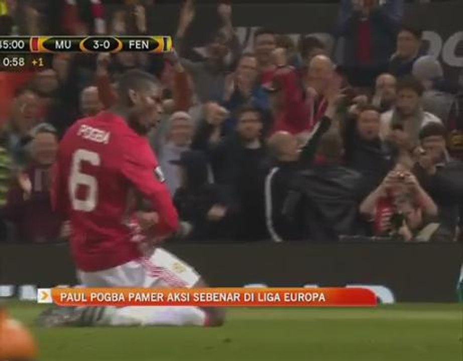 Paul Pogba pamer aksi sebenar di Liga Europa