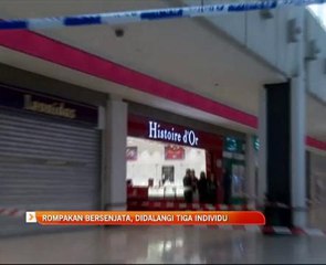 Rompakan bersenjata, didalangi tiga individu