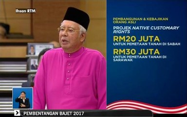 Budget 2017: Orang Asli, Chinese and Indian communities