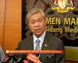 Kerajaan bersikap adil terhadap Baju Kuning atau Baju Merah