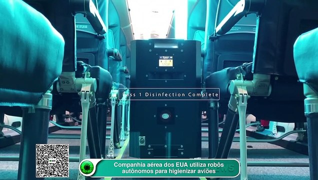 Companhia aérea dos EUA utiliza robôs autônomos para higienizar aviões